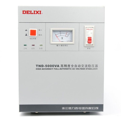 德力西稳压器TND-5000VA单相高精度全自动交流稳压器型号规格技术参数说明书